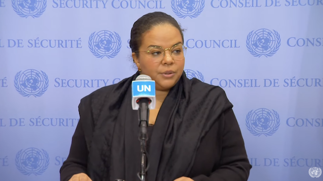 Thérèse Kayikwamba Wagner au Conseil de Sécurité des Nations Unies, février 2025