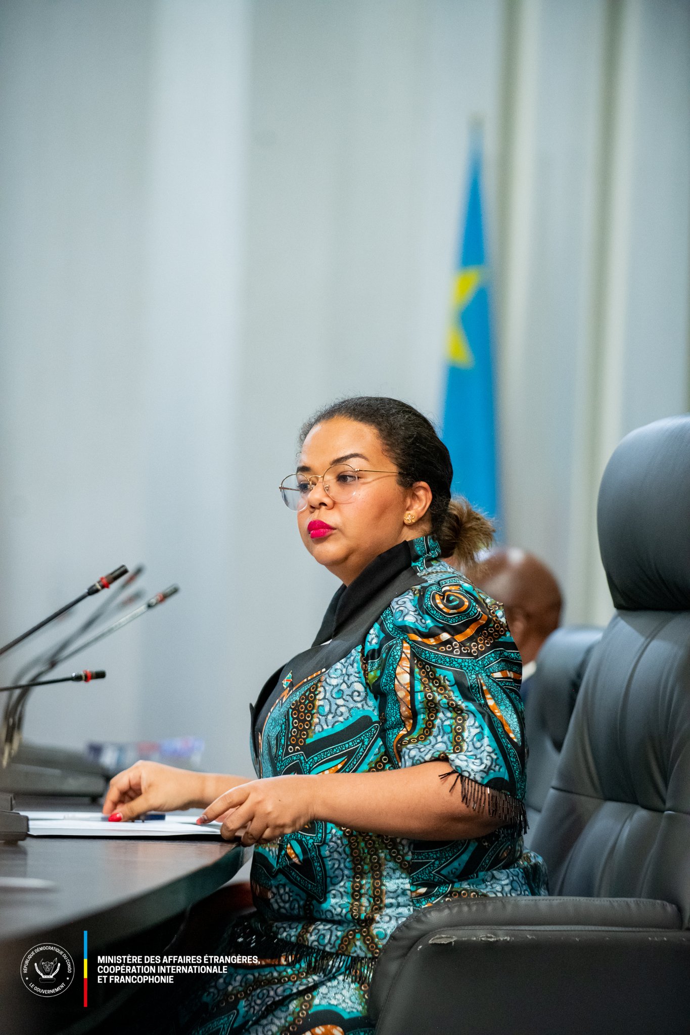 Thérèse Kayikwamba Wagner en intervention